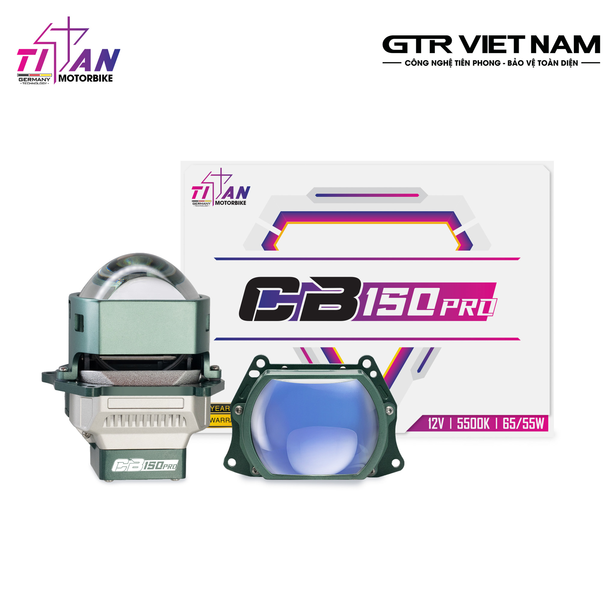 BI LED TITAN MOTO CB150 PRO SQUARE